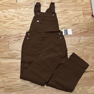 Duluth Trading Co Brown Gardening Bib Overalls